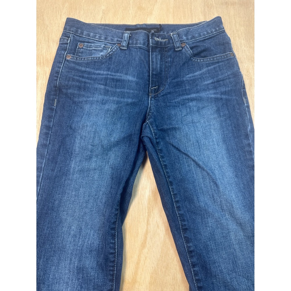Calvin Klein Low Rise Jeans Womens Blue Size 2 Y2K Bootcut Denim Medium Wash - Picture 3 of 10